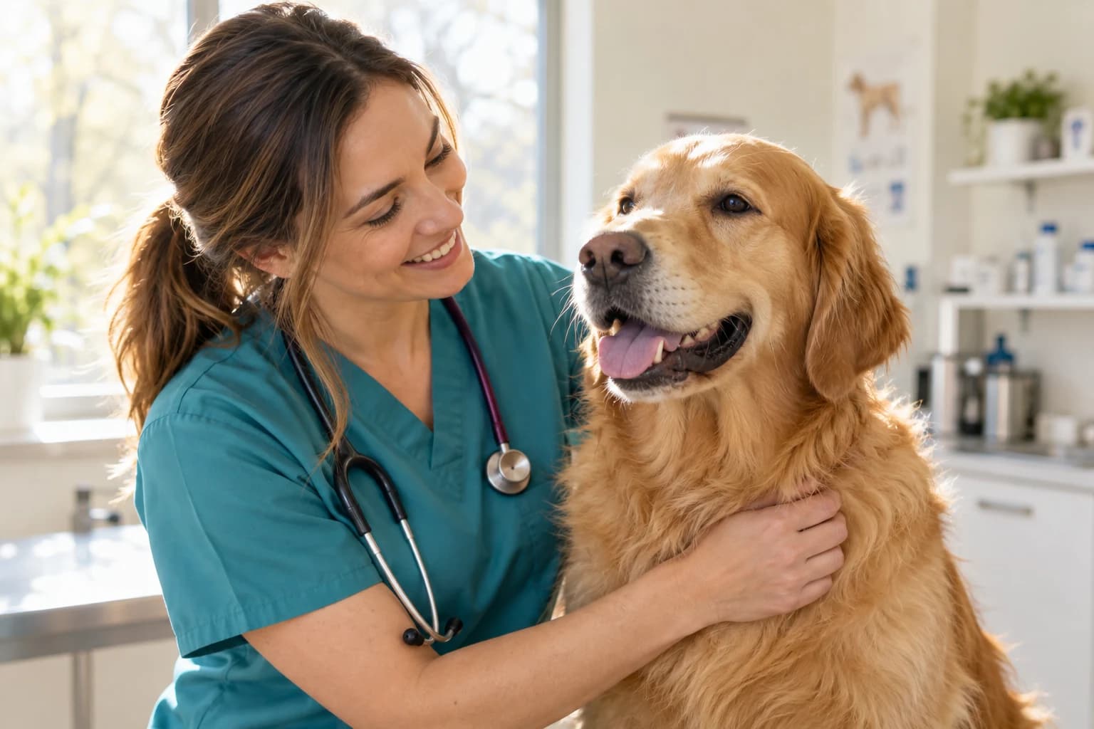 Veterinar pregledava psa — ilustrativna fotografija